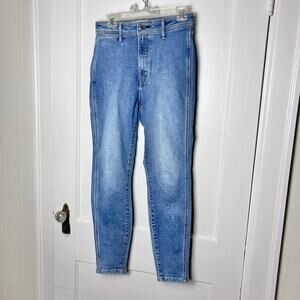 Everlane Women's The Way High Denim Light Wash Skinny Jeans Size 29 Regular